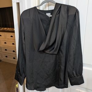 Black Long Sleeved Chico's Blouse